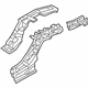 Mitsubishi 75512W110P Rear Rail Assembly, Passenger Side