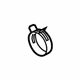 Mitsubishi 1370A873 Upper Hose Clamp