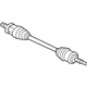 Mitsubishi 3715A113 Axle Assembly, Driver Side
