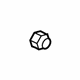 Mitsubishi 3885A009 Axle Assembly Nut