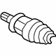 Mitsubishi 3717A020 Inner CV Joint, Driver Side