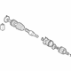 Mitsubishi MR196740 Axle Assembly, Passenger Side