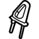 Mitsubishi 6977A767XA Seat Belt Guide, Driver Side