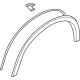 Mitsubishi 5220BA33 Wheel Opening Molding, Driver Side