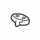 Mitsubishi MR645468 Release Handle Beige