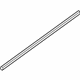 Mitsubishi 5757A279 Belt Weatherstrip, Driver Side
