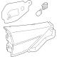 Mitsubishi 8330B331 Combination Lamp Assembly, Driver Side