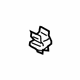 Mitsubishi MR523317 Support Rod Clip