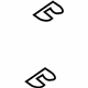 Mitsubishi 5915A064 Insulator Clip