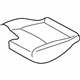 Mitsubishi 6911C917XA Cushion Cover, Driver Side Black