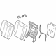 Mitsubishi 6902C760XA Seat Back Assembly, Passenger Side