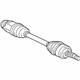 Mitsubishi 3815A441 Axle Assembly, Driver Side