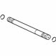 Mitsubishi 3815A210 Inner Shaft, Passenger Side
