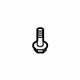 Mitsubishi MF912603 Suspension Crossmember Mount Bolt