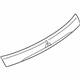 Mitsubishi 90810W011P Lift Gate Trim Tarmac Black
