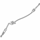 Mitsubishi 2430A253 Shift Control Cable