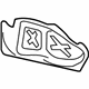 Mitsubishi 5729A025 Front Driver Speaker Bracket, Driver Side