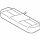 Mitsubishi 6912B540XA Cushion Cover, Passenger Side Black