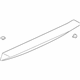 Mitsubishi 6515A012BA Spoiler Assembly Blue
