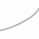 Mitsubishi 5805A316 Lift Gate Glass Seal Strip