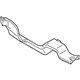Mitsubishi 7830A372 Rear Duct, Passenger Side