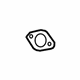 Mitsubishi MR529711 Front Pipe Gasket