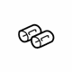 Mitsubishi MN135597 Tail Pipe