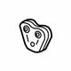 Mitsubishi MN135157 Muffler Hanger