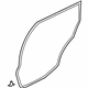 Mitsubishi MN190391 Door Weatherstrip, Driver Side