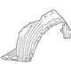 Mitsubishi 5370A925 Fender Liner, Driver Side