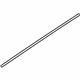 Mitsubishi MR339994 Wiper Blade Insert, Passenger Side