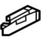 Mitsubishi 6977B370XA Rail Cover, Driver Side