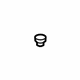 Mitsubishi MB953708 Antenna Assembly Nut