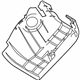 Mitsubishi 8065A123XA Lower Column Cover