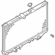 Mitsubishi MZ690919 Radiator