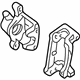 Mitsubishi MR510541 Caliper, Driver Side