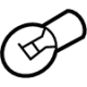 Mitsubishi MS820948 Signal Lamp Bulb