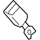 Mitsubishi 86842W211P Buckle End, Passenger Side
