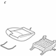 Mitsubishi 6911B024XA Cushion Assembly, Passenger Side Black