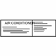 Mitsubishi 7430C277 A/C Label