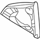 Mitsubishi MR300111 Corner Cover Frame, Driver Side