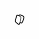Mitsubishi MB814446 Glass Fastener
