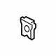 Mitsubishi 8301D023 Bracket Nut