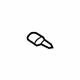 Mitsubishi MN142130 Fuel Door Damper