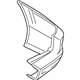 Mitsubishi MR508178 Corner Cover, Passenger Side Beige