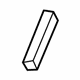 Mitsubishi 6102A875 Lift Gate Glass Spacer