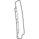 Mitsubishi 769A1W000P Applique, Passenger Side Black