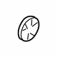 Mitsubishi MB816391 Center Cap Argent