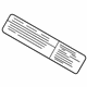 Mitsubishi 7430C070 Caution Label
