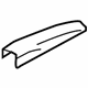 Mitsubishi 7661A291 Rear Cover, Driver Side Silver